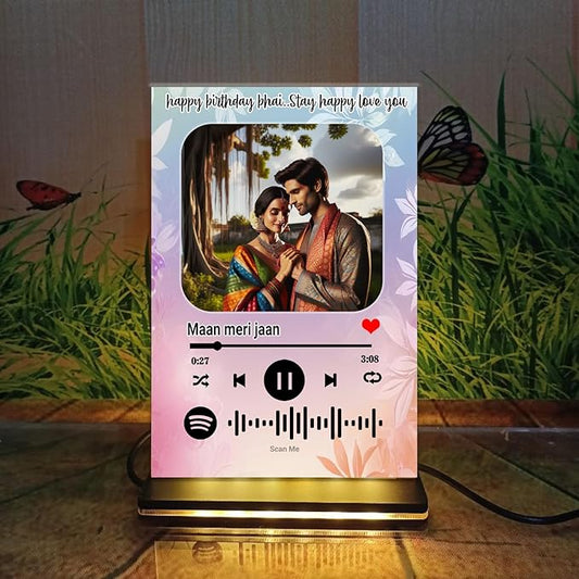 ACRYLIC SPOTIFY CUSTOMIZE PLAQUE 10X6 SIZE