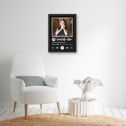 Music Photo Frame or a Spotify plaque