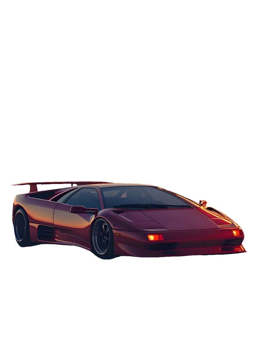 Diablo Car wall poster