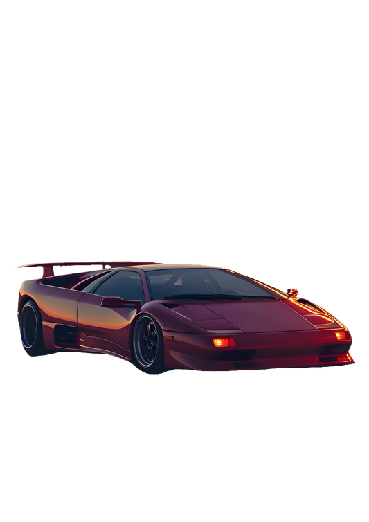 Diablo Car wall poster