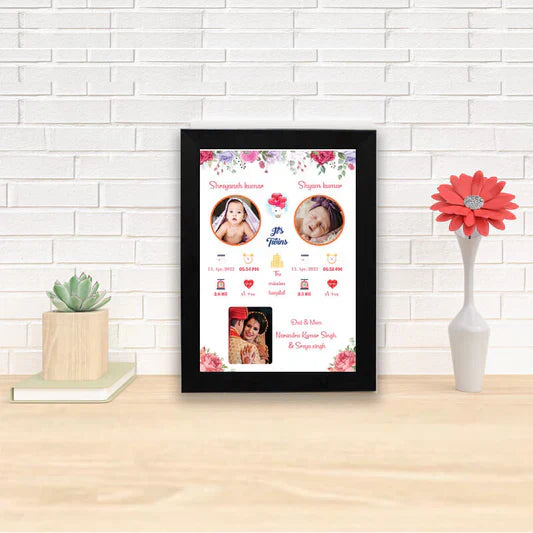 New born baby frame - Design 3