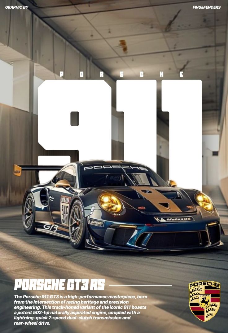 Porsche 911 Car wall poster