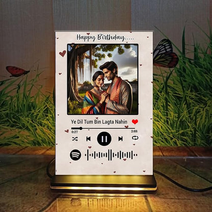 ACRYLIC SPOTIFY CUSTOMIZE PLAQUE 10X6 SIZE