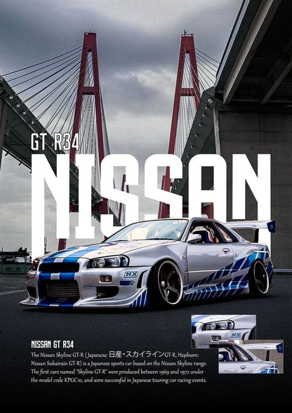 NISSAN Car wall poster