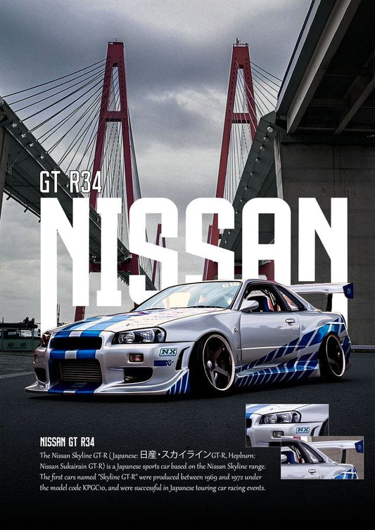 NISSAN Car wall poster