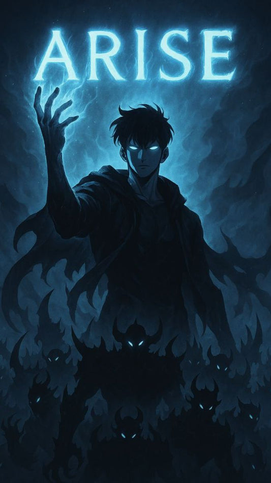 Solo leveling anime A4 wall poster