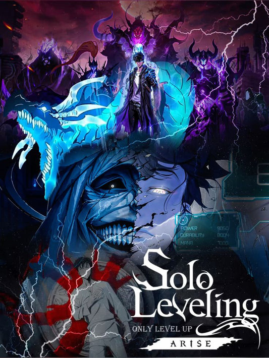 Solo leveling anime A4 wall poster