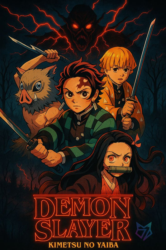 Demon Slayer anime A4 wall poster