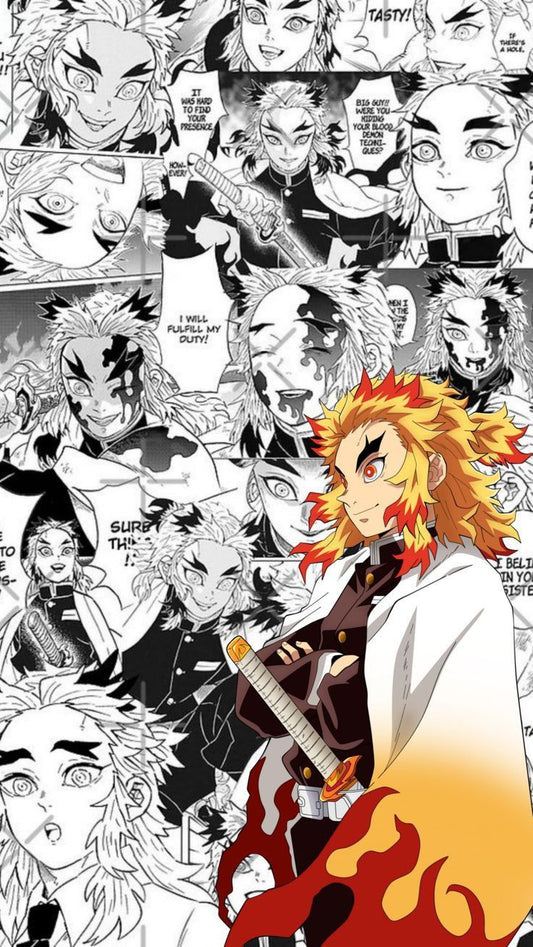 Demon Slayer anime A4 wall poster