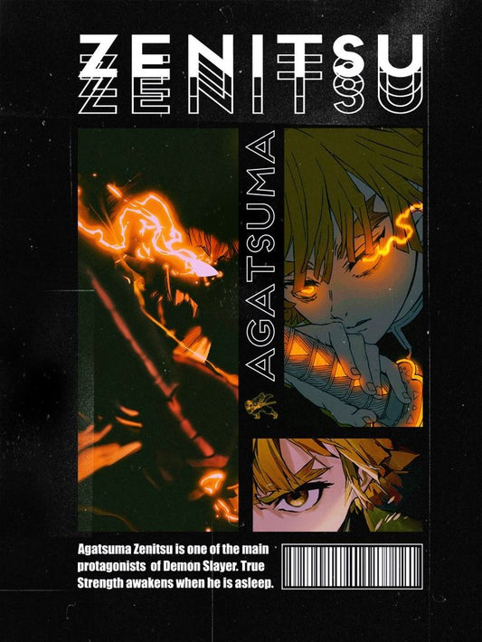 Demon Slayer anime A4 wall poster