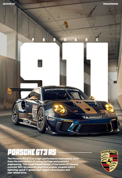 Porsche 911 Car wall poster