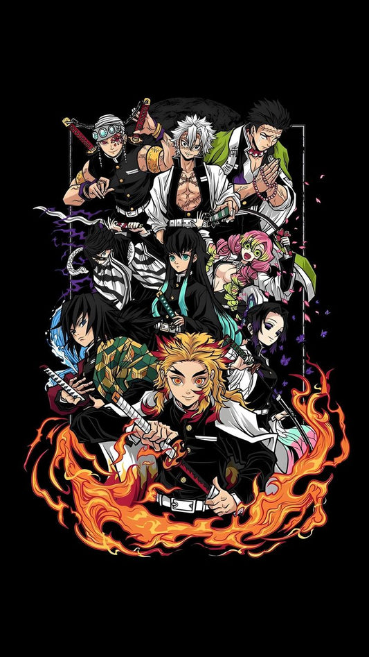 Demon Slayer anime A4 wall poster